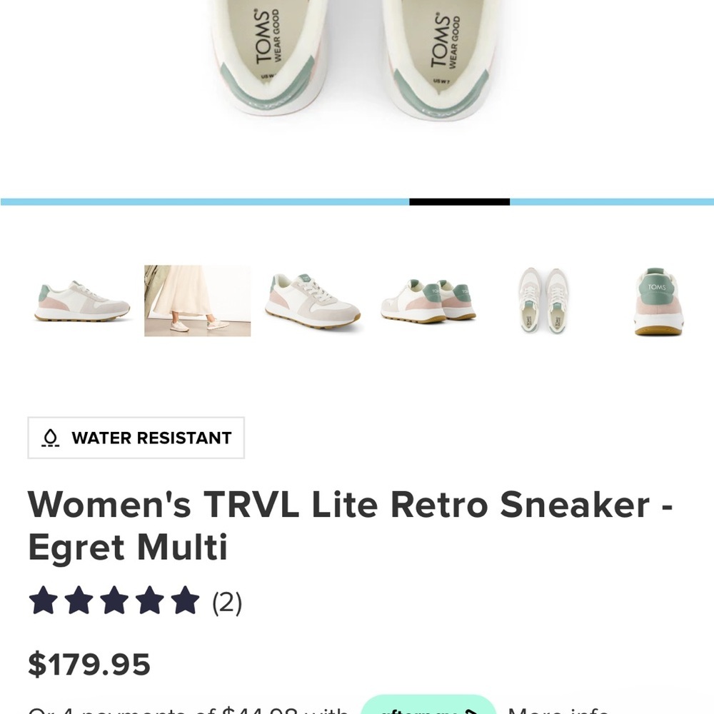 Women's TRVL Lite Retro Sneaker - Egret Multi size 7.5 ( fits like 7) - Picture 7 of 7